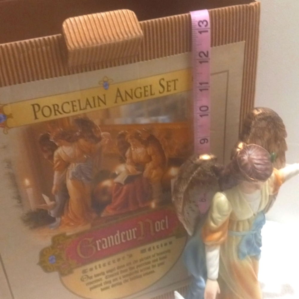 Vintage Porcelain Angel Set still in box